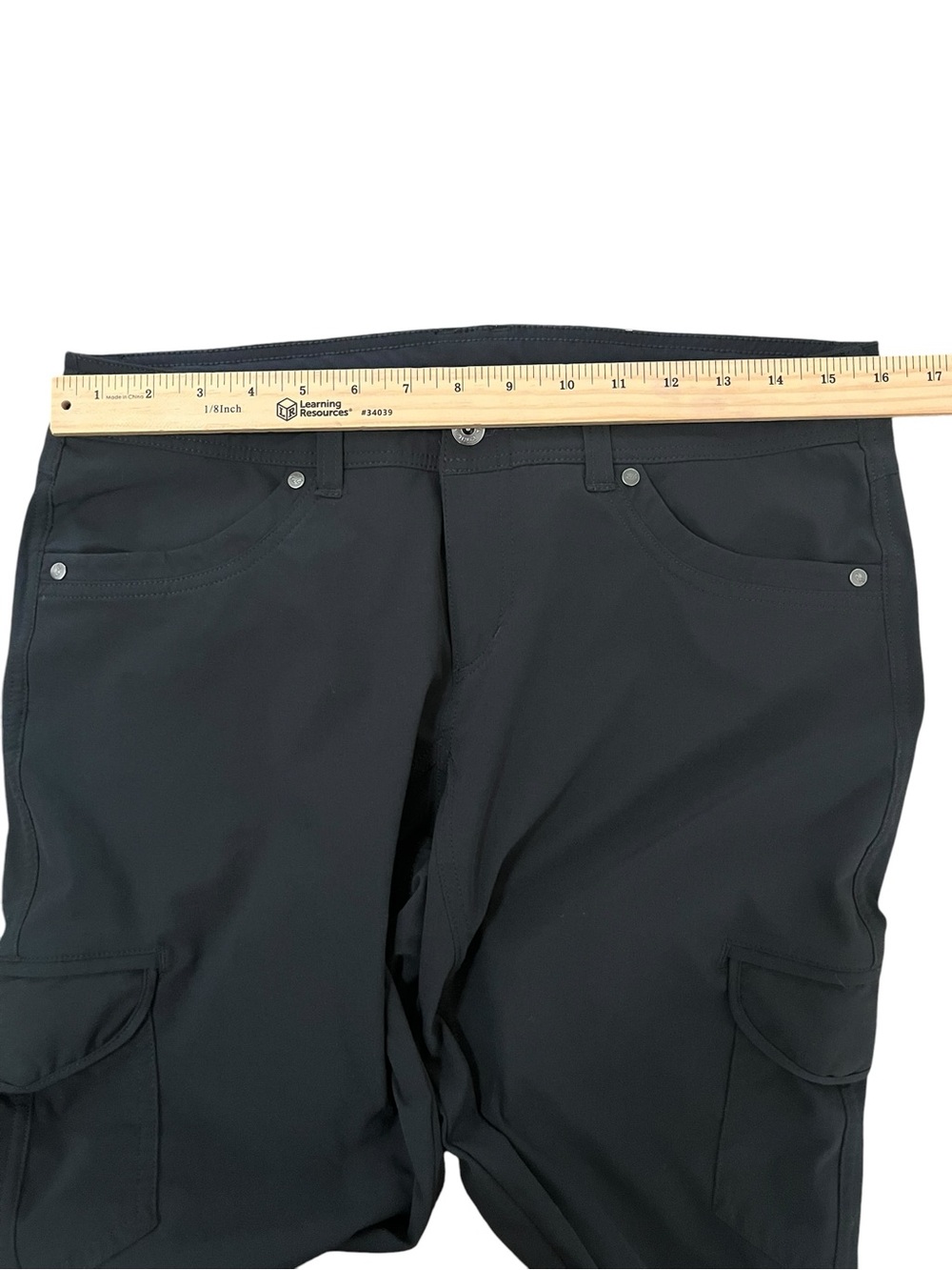 KUHL Freeflex Roll-Up Hiking Pants Koal Size 8 Reg 6326 Cargo Convertible - Picture 13 of 16